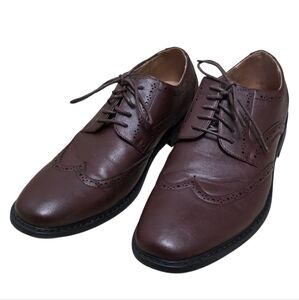 Nautica Men's Brown Lace Up Oxfords